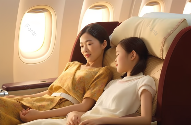 幸福家庭乘飞机出行高清特写摄影图,高清,摄影图,摄影图片,图片大全,摄影图免费下载